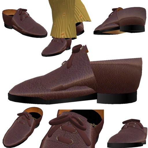 Brown Leather Shoes (adjustable)