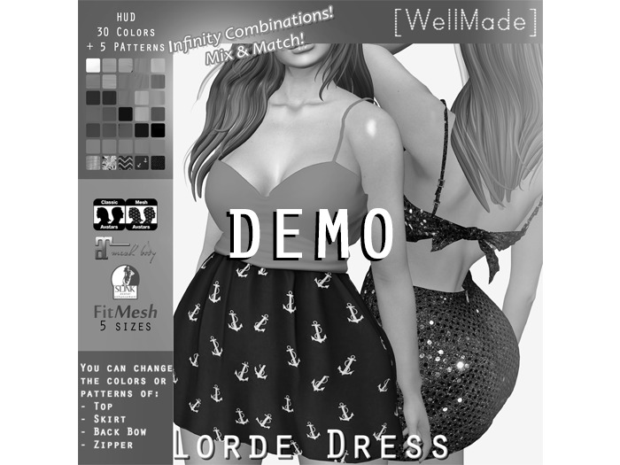 [WellMade] Lorde Dress DEMO
