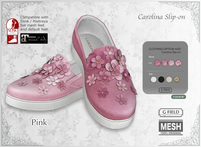 *GF* Carolina Slip-on -pink-