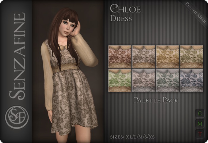 .:SF:. "Chloe" Babydoll Dress - Palette Pack