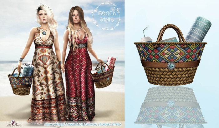 Luas Beach Bag Teal - Mesh