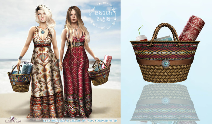 Luas Beach Bag Red