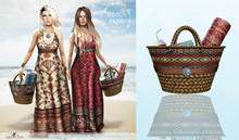 Luas Beach Bag Red - Mesh