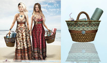 Luas Beach Bag Green - Mesh