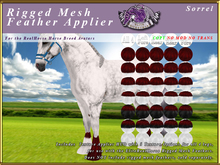 *E* Fluffy Rigged Feather Applier  [BOXED] Sorrel