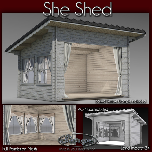 She Shed - Full Permission Mesh