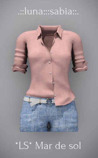 *LS* Mar de sol (pink denim) 