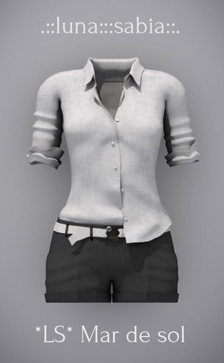 *LS* Mar de sol (white black)