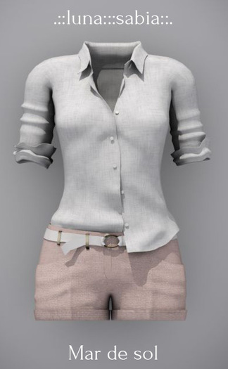 *LS* Mar de sol (white pink)