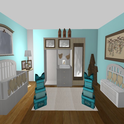 Bird Baby Room Boxed  54 Prims