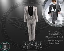 BAD * IDENTITIES (PINSTRIPES) * (WHITE PIN)