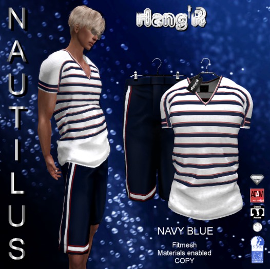 [Hang'R] Nautilus (navy blue) materials enabled