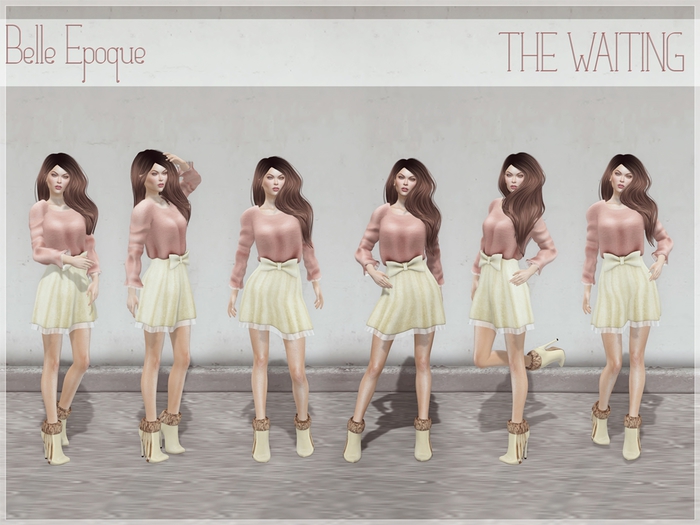 Belle Epoque Poses { The Waiting }