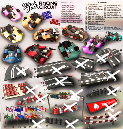 BJK * RACING * Circuit Set 15in1
