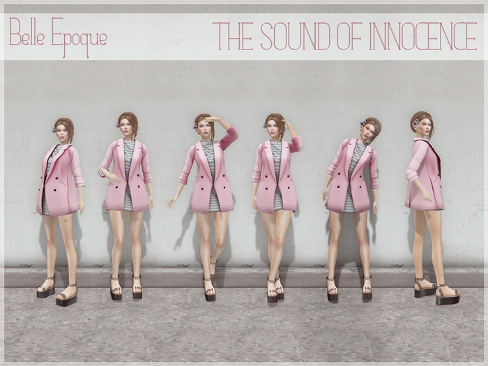 Belle Epoque Poses { The sound of innocence }