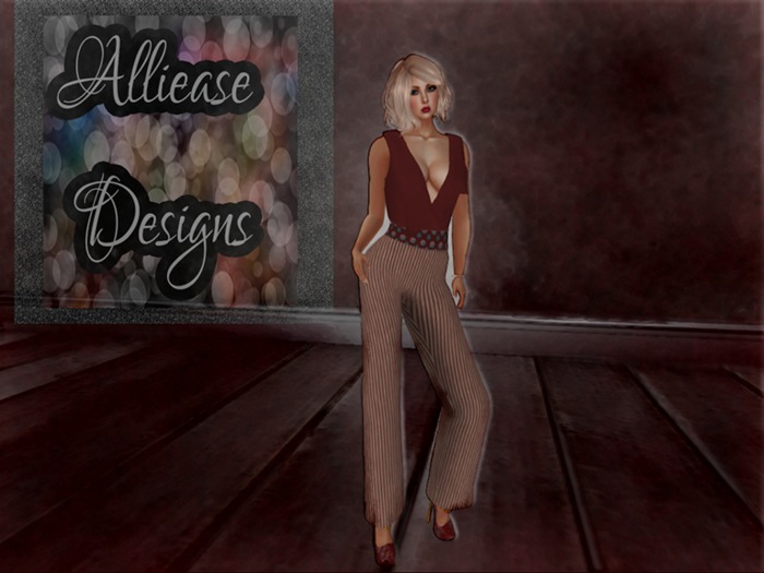 Allie's Box Red White and Blue Jumpsuit and heels
