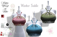 .::Pretty Things::. Winter Sable Halter on HUD