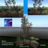 Mesh Curved Earth Garden Landscape (crate)