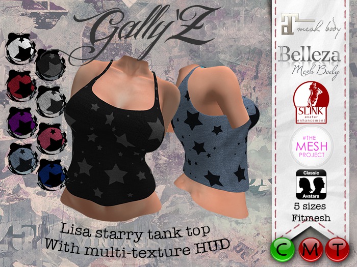 G'z Lisa tank top Starry 