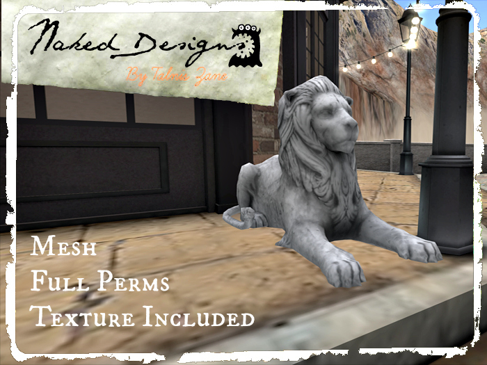 { ND } - Full Perm Lion Statue  