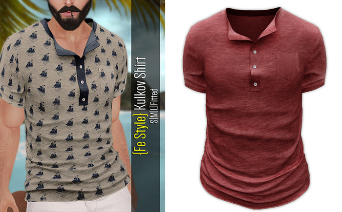 {Fe Style} Kulkov Shirt Red 