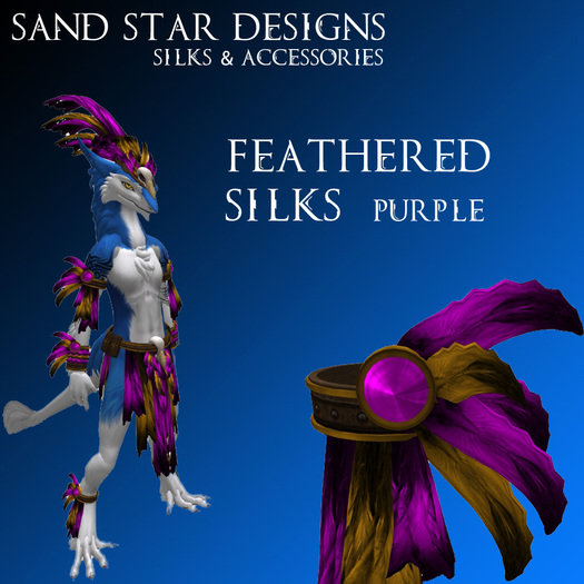 [SSD] Feathered Silks Purple
