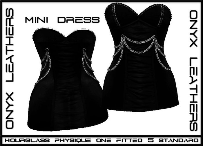Little Mini dress black - Hourglass Physique One fitted 5 standard