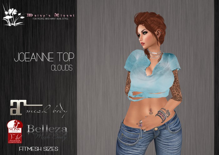 *DC - (Add Me) Joeanne Shirt Clouds HUD Box*