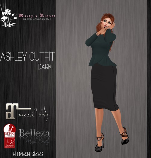 *DC - (Add Me) Ashley Outfit Dark HUD Box*