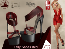(Eva's Temptation) Red Kelly Shoes