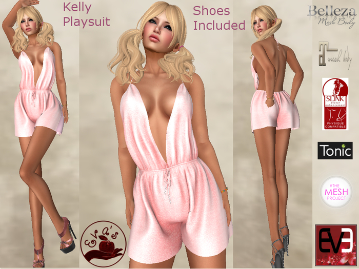 (Eva's Temptation) Kelly Teal Outfit Demo
