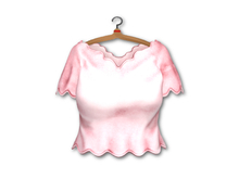 {amiable}Mesh Point Cutting T-shirt01