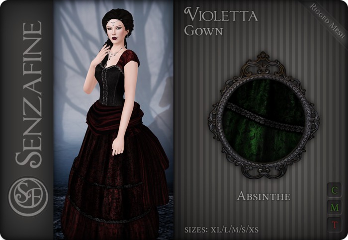 .:SF:. "Violetta" Gown - Absinthe