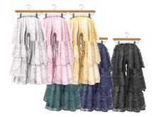 {amiable}Mesh Lace Maxi Three-layer Pants(FAT PACK)