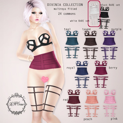 {le fil casse} Divinia WHITE RARE Set