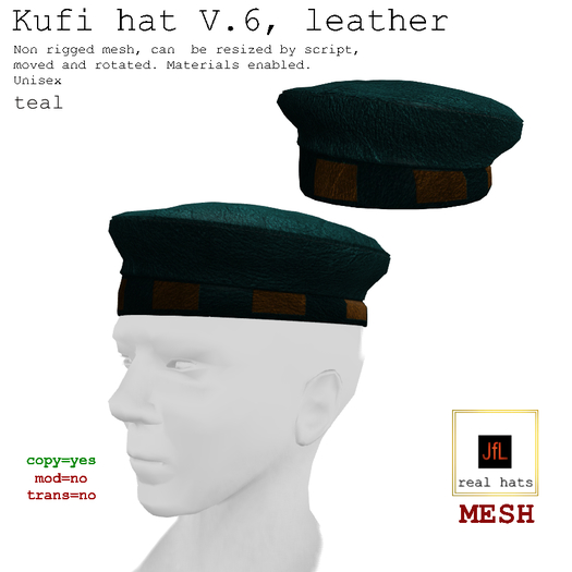 JfL Kufi hat V.6_ boxed_teal