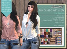 Addams // Tina Classic Shirt w/Bra // FATPACK
