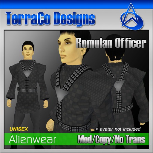 TerraCo Romulan Officer Uniform