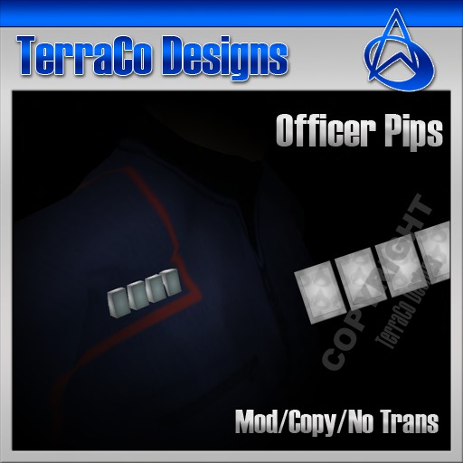 TerraCo Rank Pips (Enterprise, Officer)
