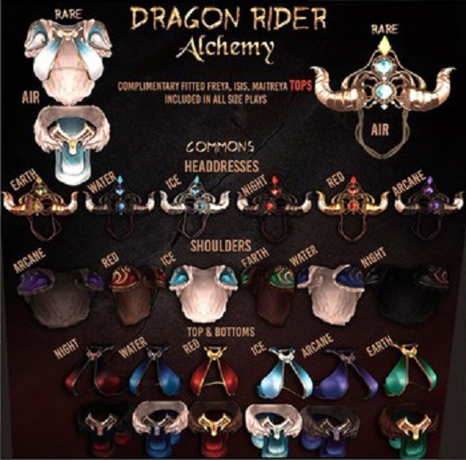 Alchemy - Dragon Rider - Shoulders - EARTH [box]