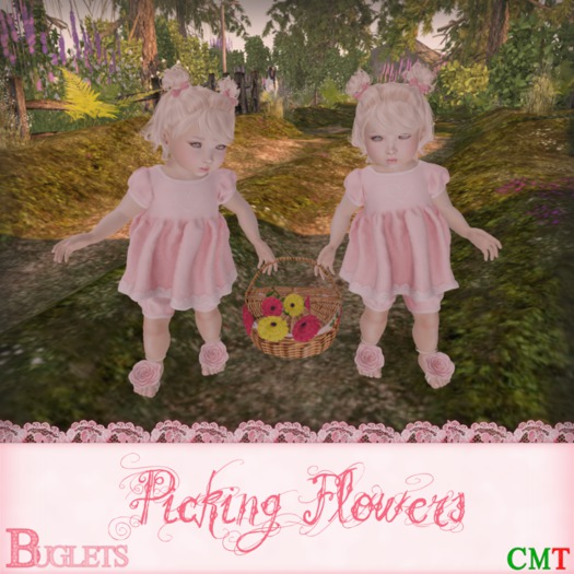 ~*Buglets*~ Picking Flowers Pose