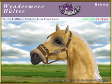 *E* Wyndermere Halter [BOXED] RH Falabella Brown