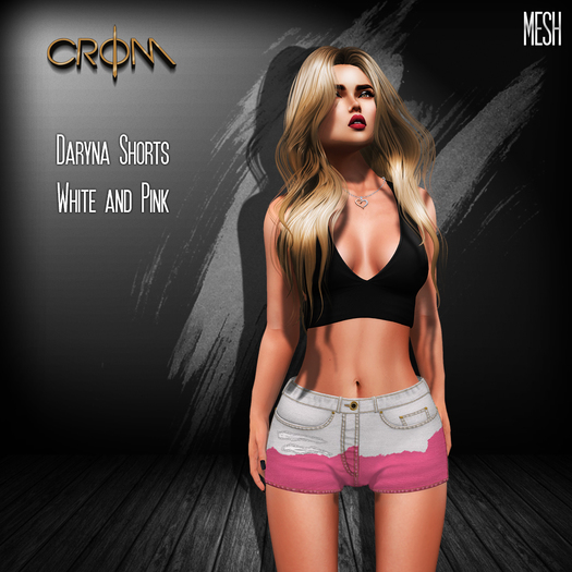 -CroM- Daryna - White and Pink