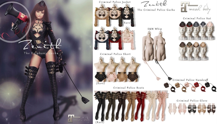 =Zenith=Criminal Police HandCuff (Begie)