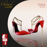 *Chopard Couture* Fiola High Heels Red-Gold (SLINK -HIGH)
