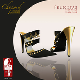 *Chopard Couture* Felicitas High Heels Black-Gold (SLINK-HIGH)
