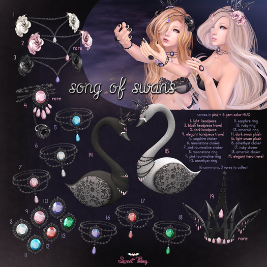 Sweet Thing. Amethyst Ring - Song of Swans