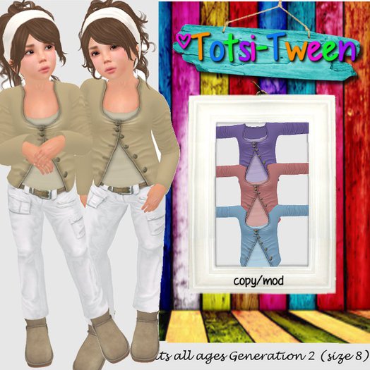 TOTSI-TWEEN Tangy Sweater Set