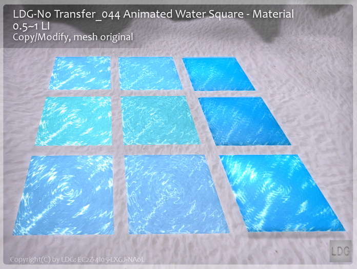 LDG-No Transfer_044 Animated Water Square