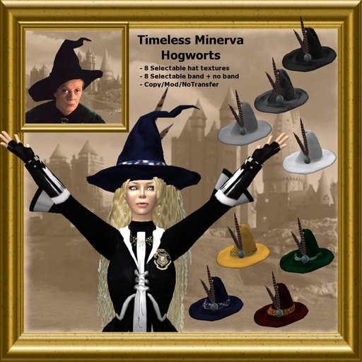 Timeless Minerva Wizard Hat - Hogworts
